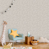 Neutral Leaves Wallpaper